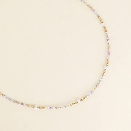 Collier Bracéline - pierres naturelles