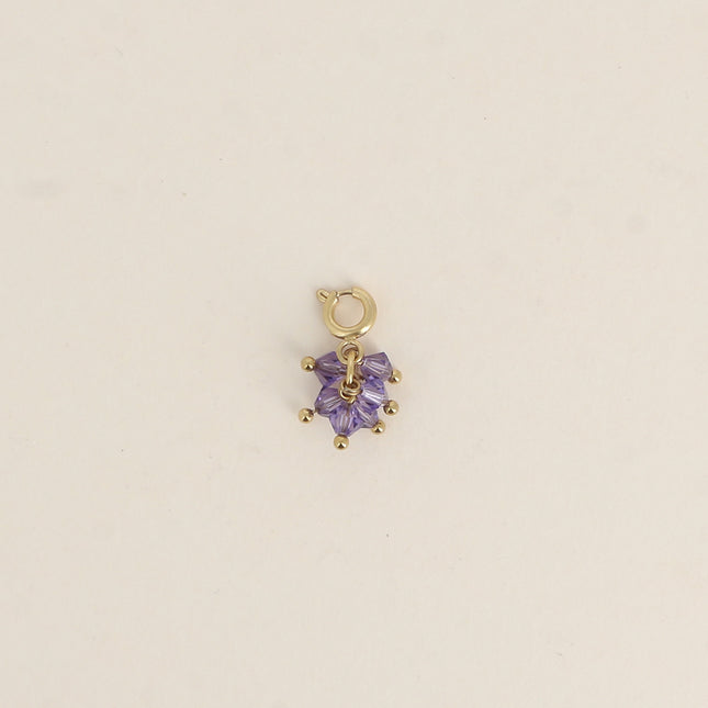 Charm Séraphine - cristaux toupies Swarovski®
