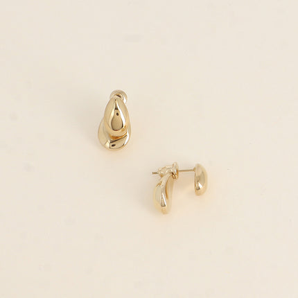 Earrings, flea-shaped drops