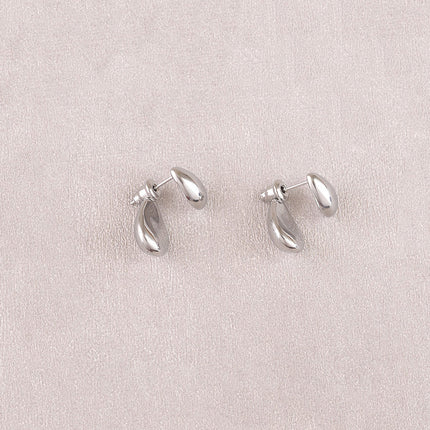Earrings, flea-shaped drops