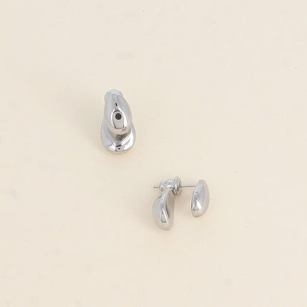 Earrings, flea-shaped drops