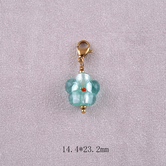 Charm - resin flower