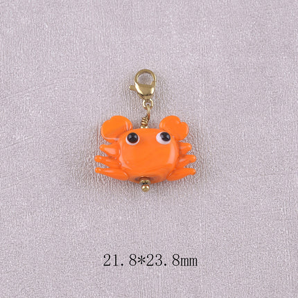 Charm - crabe en résine