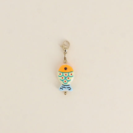 Charm - poisson en résine colorée