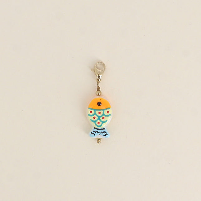 Charm - poisson en résine colorée