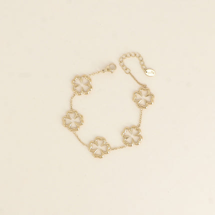 Bracelet - trèfles ajourés