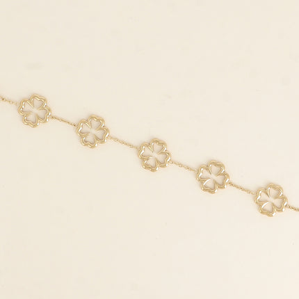 Bracelet - trèfles ajourés