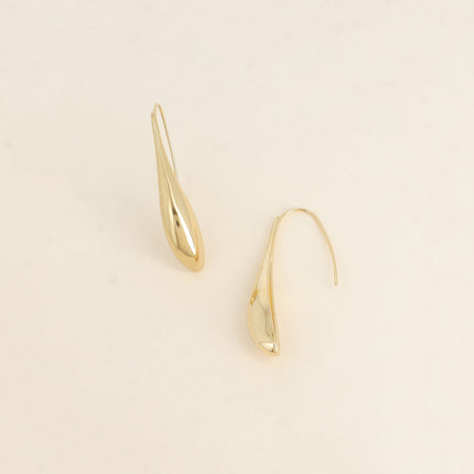Boucles pendantes - longue tige bombée