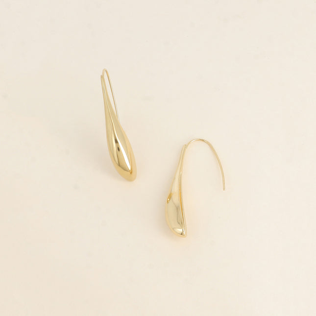 Boucles pendantes - longue tige bombée