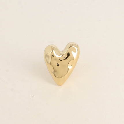 Bague Solmya - coeur martelé