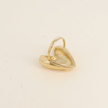 Bague Solmya - coeur martelé