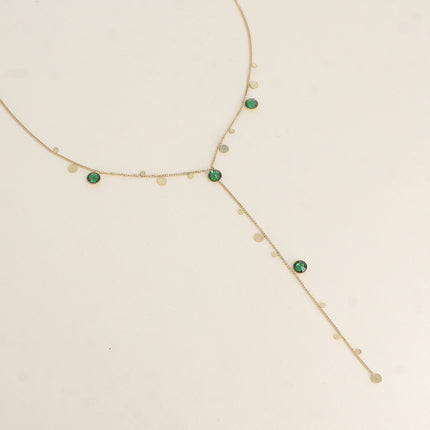 Collier Khalissa Y - cristaux Swarovski® PP20
