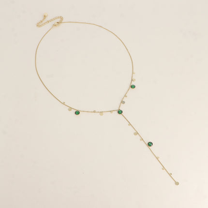 Collier Khalissa Y - cristaux Swarovski® PP20