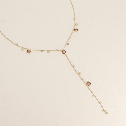 Collier Khalissa Y - cristaux Swarovski® PP20