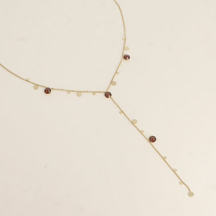 Collier Khalissa Y - cristaux Swarovski® PP20