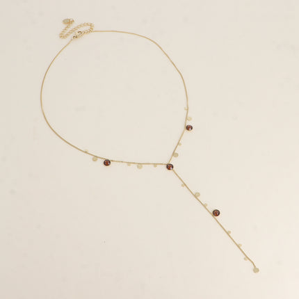 Collier Khalissa Y - cristaux Swarovski® PP20