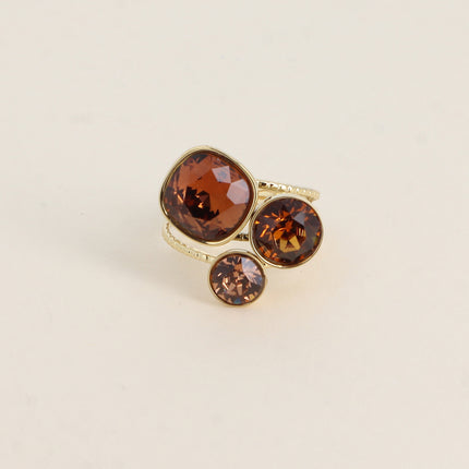 Bague Trilogie - cristaux Swarovski®