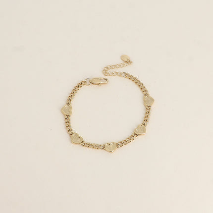 Bracelet - 5 coeurs