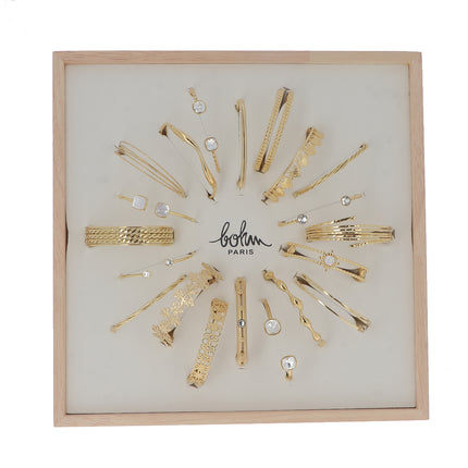 Kit de 20 joncs - doré blanc - prix moyen de 7€/pc - Présentoir offert