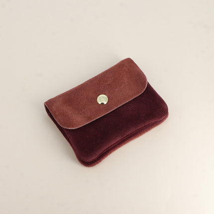 Pochette Babylone - Cuir de daim, made in Italy