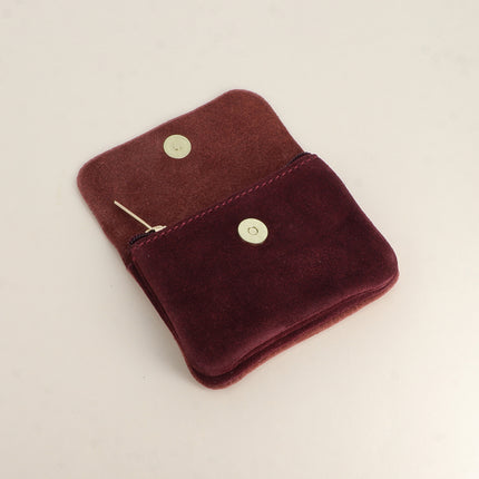 Pochette Babylone - Cuir de daim, made in Italy