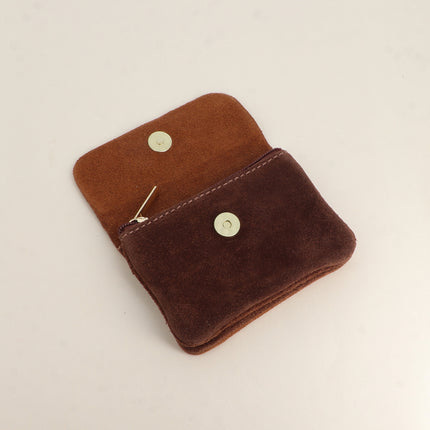 Pochette Babylone - Cuir de daim, made in Italy