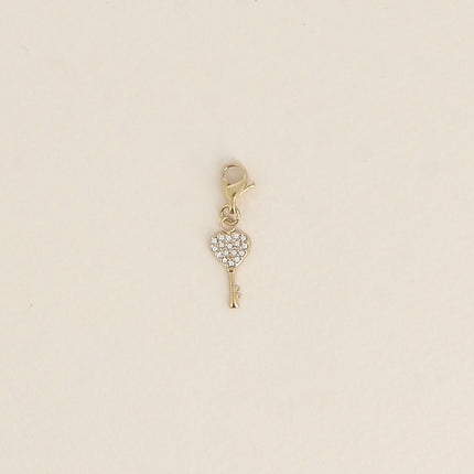 Charm - clef coeur et oxydes de zirconium