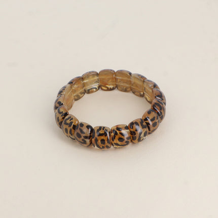 Bracelet élastique Olivia - perles en résine