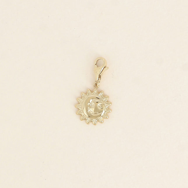 Charm - pendentif éclipse (soleil, lune)