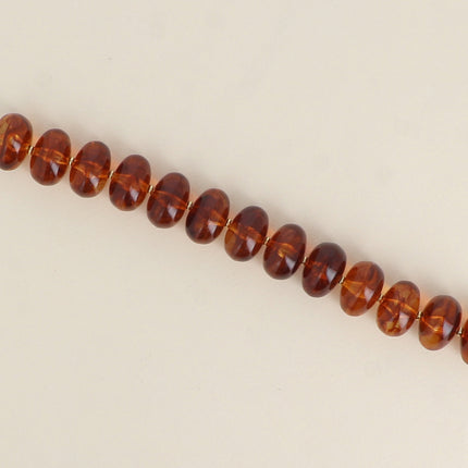 Bracelet - grosses perles de résine ovales