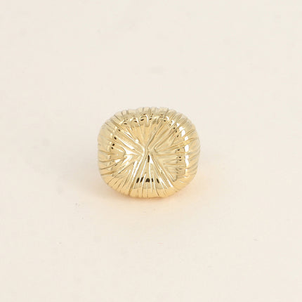 Bague Rowan - carré strié