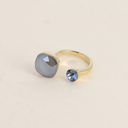 Bague Beata - ornée de 2 cristaux Swarovski®