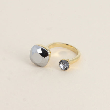 Bague Beata - ornée de 2 cristaux Swarovski®