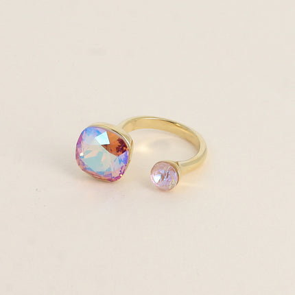Bague Beata - ornée de 2 cristaux Swarovski®