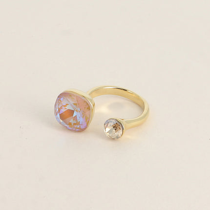 Bague Beata - ornée de 2 cristaux Swarovski®