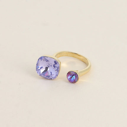 Bague Beata - ornée de 2 cristaux Swarovski®