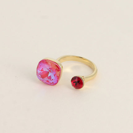 Bague Beata - ornée de 2 cristaux Swarovski®