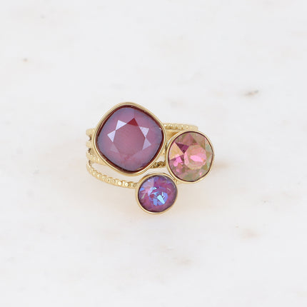 Bague Trilogie - cristaux Swarovski®