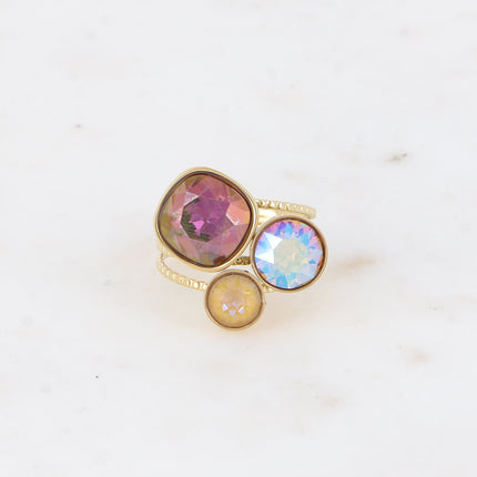 Bague Trilogie - cristaux Swarovski®
