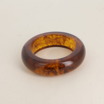 Bracelet Esmée - manchette épaisse fermée en résine