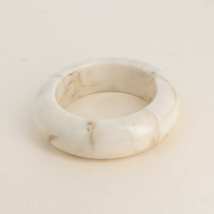 Bracelet Esmée - manchette épaisse fermée en résine