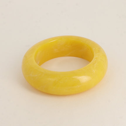 Bracelet Esmée - manchette épaisse fermée en résine