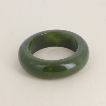 Bracelet Esmée - manchette épaisse fermée en résine