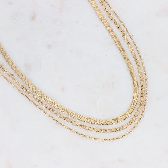 Collier 3 rangs Nadja