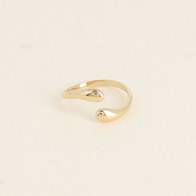 Open and thin ring - 2 intersecting lines
