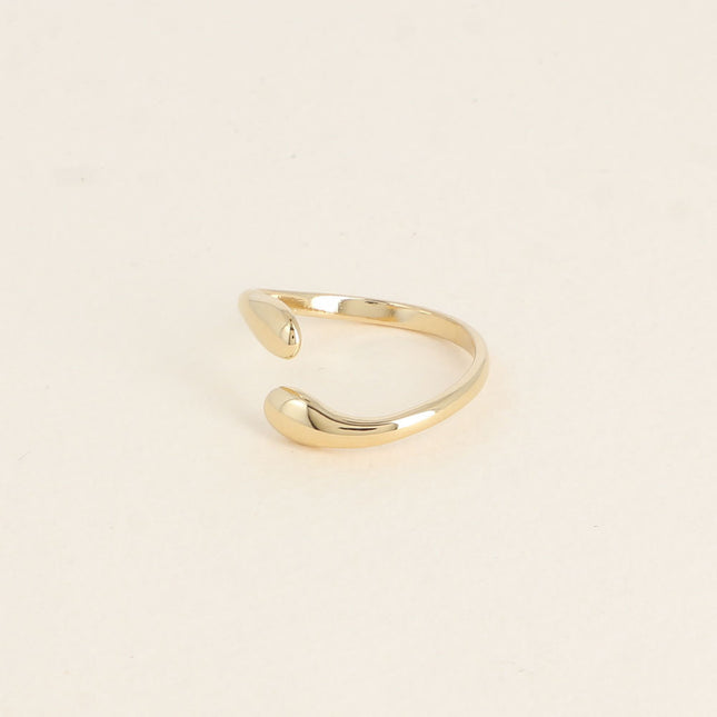 Open and thin ring - 2 intersecting lines