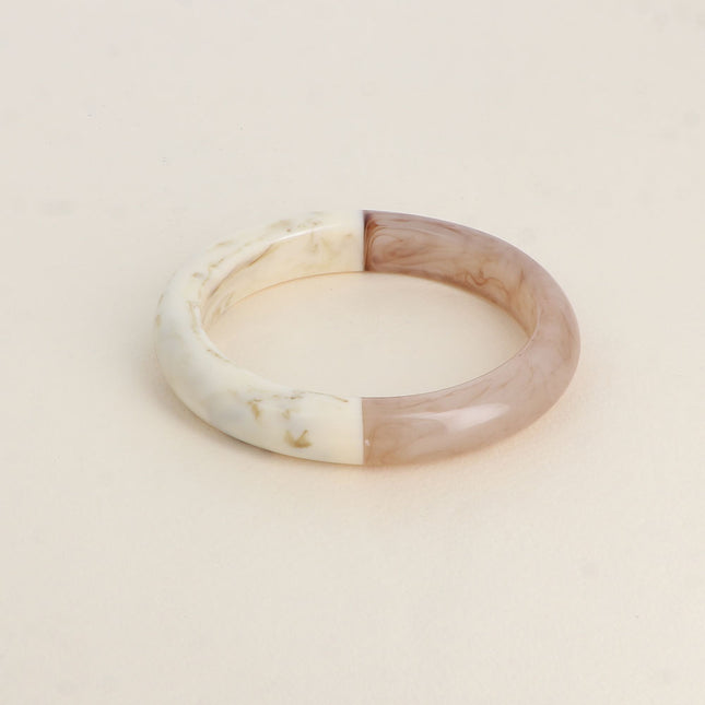 Isorya Cuff - thin - two-tone resin