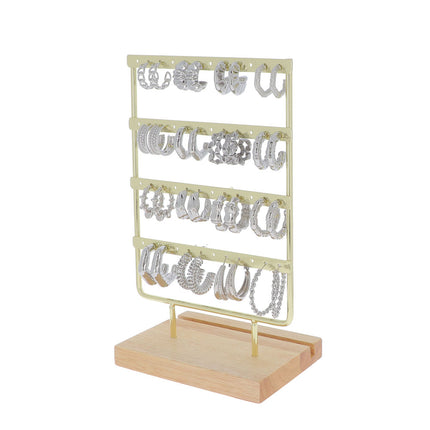 Kit de 32 (16+16) créoles - prix moyen de 6,40€/pr - Présentoir offert