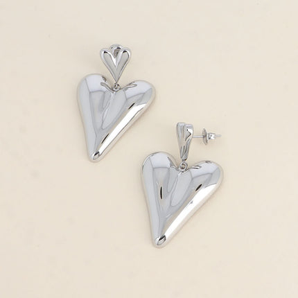 Boucles pendantes - 2 coeurs
