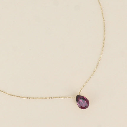 Collier Bertille - goutte et cristaux Swarovski®